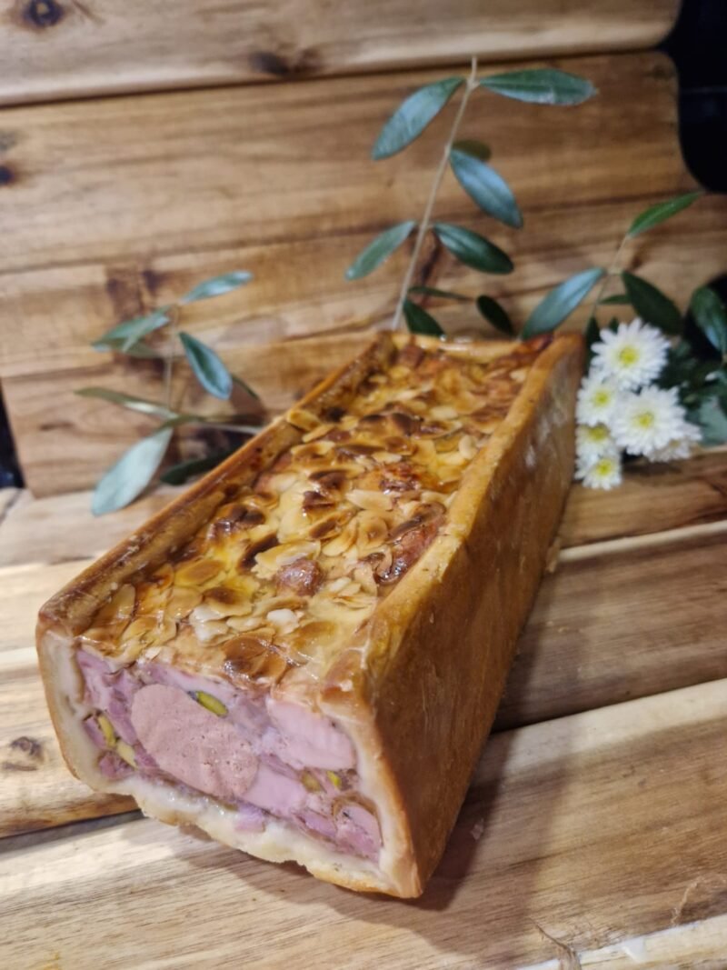 Paté en croute poulet vinaigre de franboise
