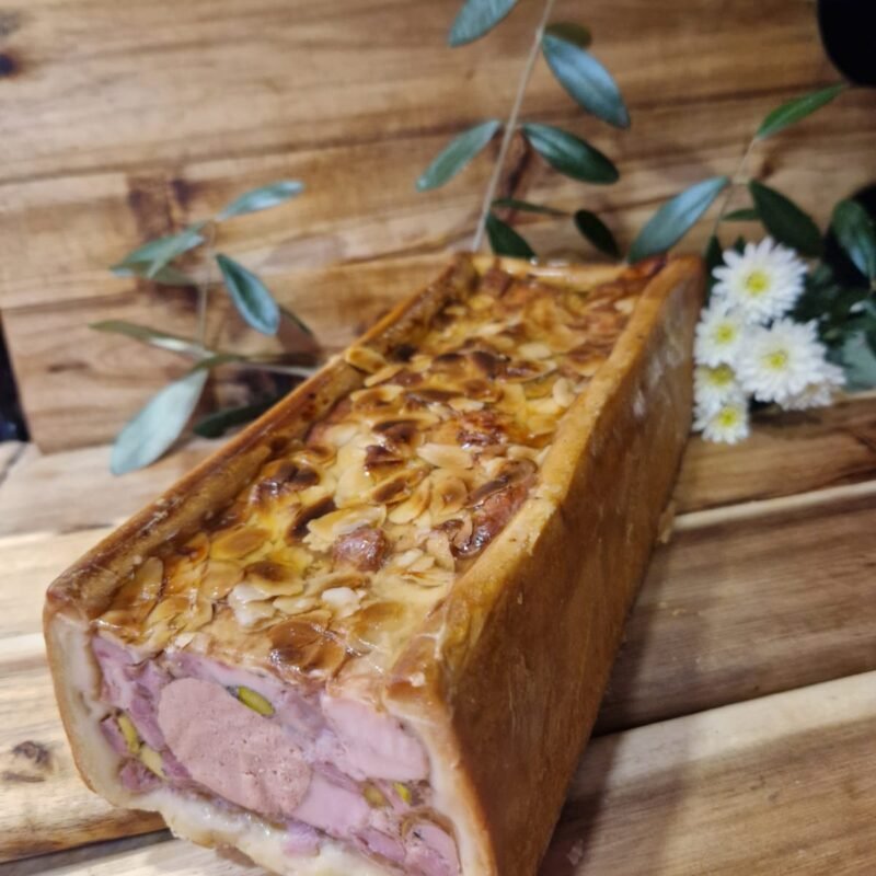 Pâté en croûte poulet vinaigre de framboise