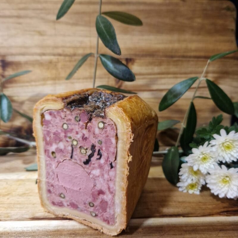 Pâté en croûte au poivre vert