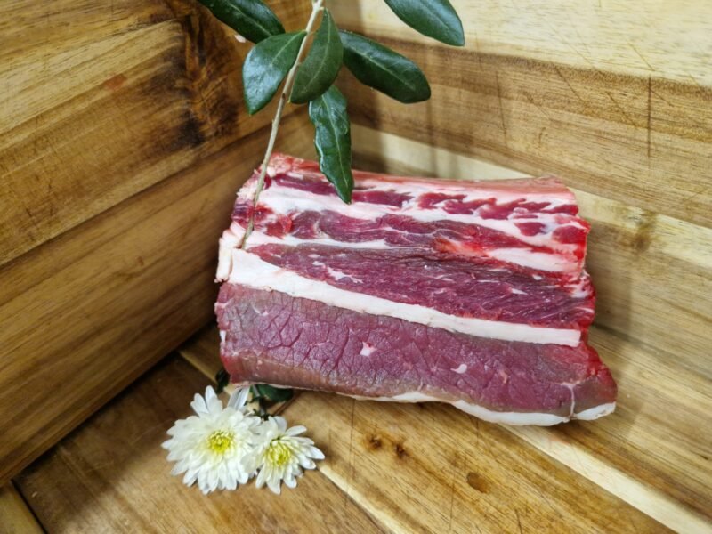 Plat de côte avec os
