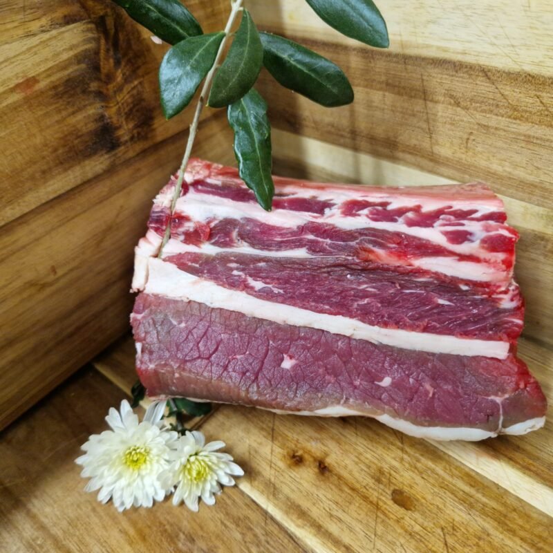 Plat de côte avec os