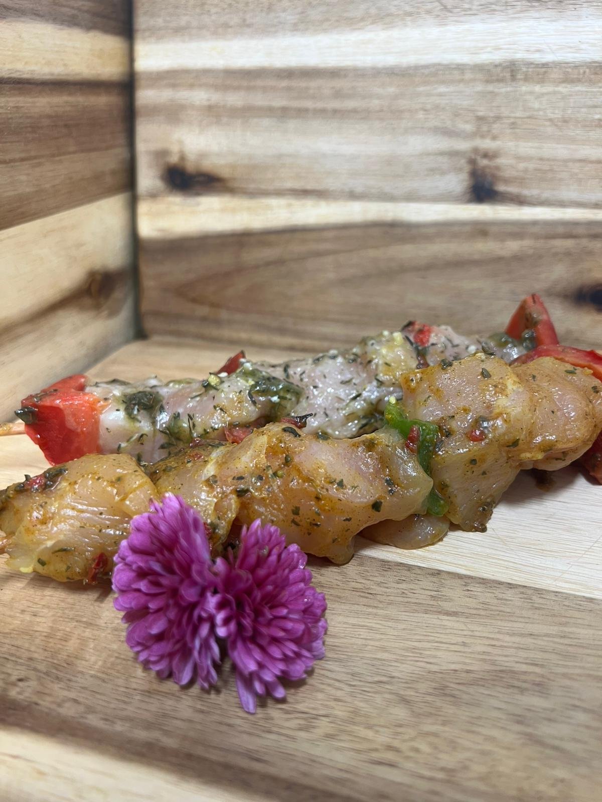 Brochettes de Poulet Mariné